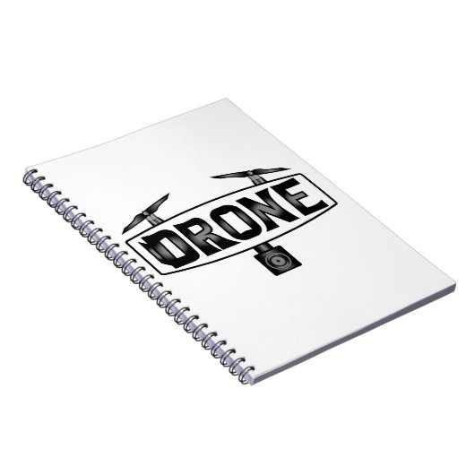 Drone met Word Drone Notitieboek (Rechterzijde)