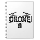 Drone met Word Drone Notitieboek (Voorkant)