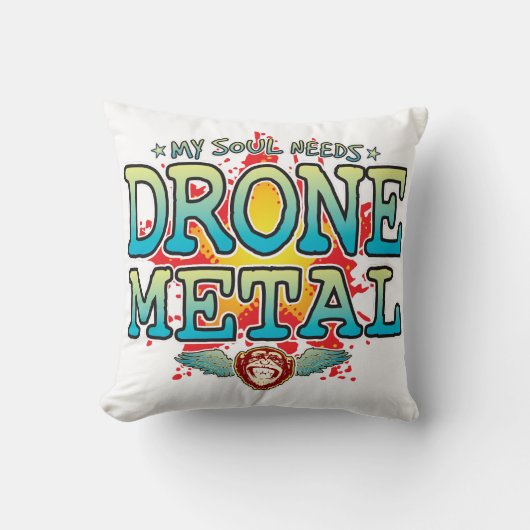 Drone Metal Soul Cushion Kussen (Voorkant)