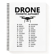 Drone NATO Phonetic Alphabet – White Graph