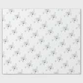 Drone on white cadeaupapier (Vlak)