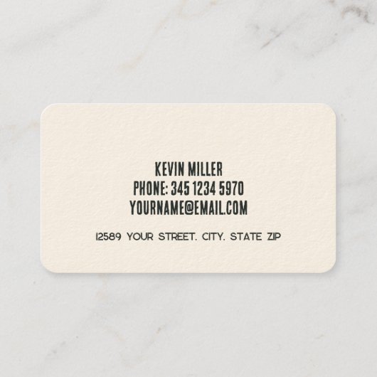 Drone-operator Visitekaartje (Achterkant)