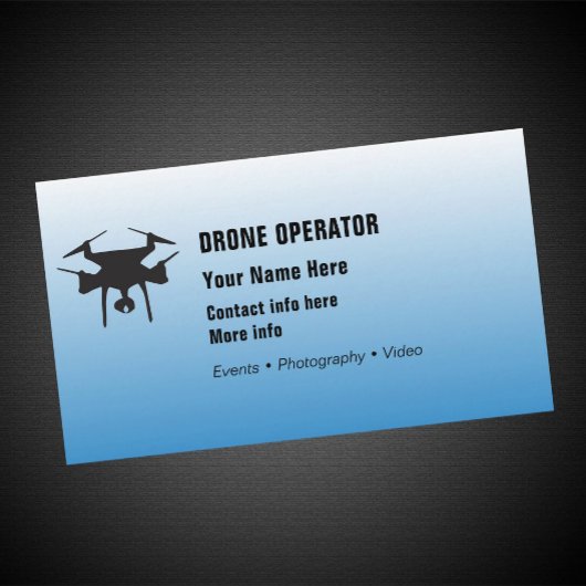 Drone-operator Visitekaartje