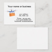 Drone pakket levering visitekaartje (Voorkant / Achterkant)