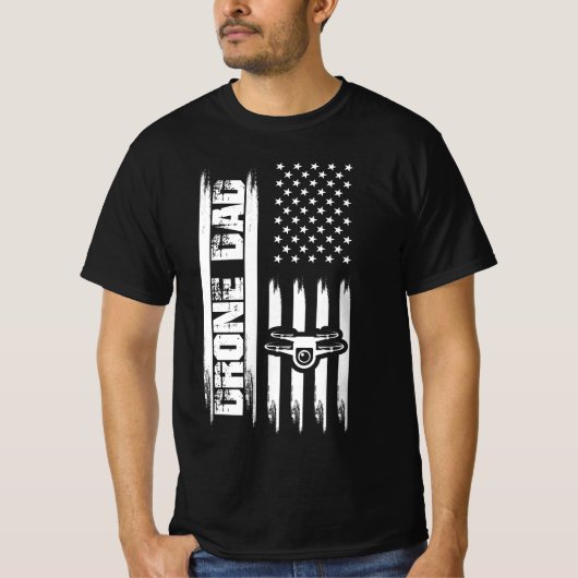 Drone papa t-shirt (Voorkant)