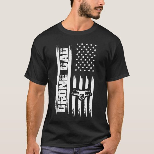 Drone papa t-shirt (Voorkant)