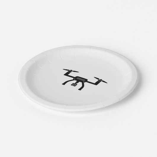Drone Papieren Bordje (Gekanteld)
