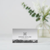 Drone Photography Skyline Aerial Photographer Visitekaartje (Staand voorkant)
