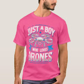 Drone-piloot drone-operator is gewoon een jongen d t-shirt (Voorkant)