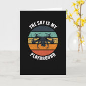 Drone Piloot Life RC Quadcopter De hemel is mijn Kaart (Gele Bloem)