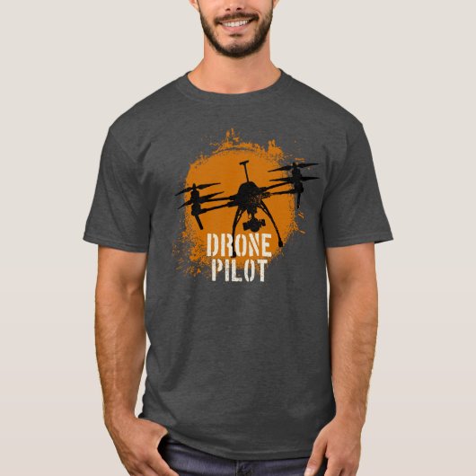 drone-piloot-operator racer t-shirt (Voorkant)