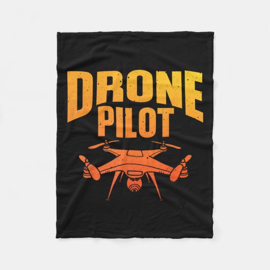 Drone Pilot Art Voor Mannen Vrouwen Drone Liefhebb Fleece Deken (Voorkant)