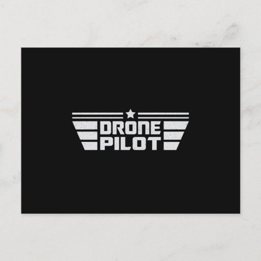 Drone Pilot Camera Quadcopter FPV Drones Gift Idee Briefkaart (Voorkant)