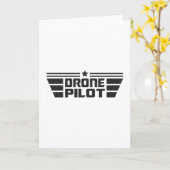 Drone Pilot Camera Quadcopter FPV Grappig cadeau i Kaart (Gele Bloem)