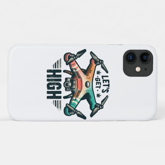 Drone Pilot Case-Mate iPhone Case (Achterkant (horizontaal))