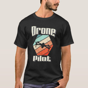 Drone Pilot Colors Quadcopter Fpv Drone Pi T-shirt