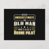 Drone Pilot Drones Quadcopter Camera FPV Gift Idee Briefkaart (Voorkant)