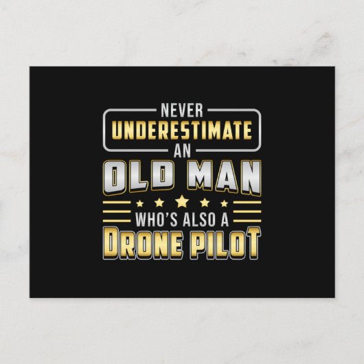 Drone Pilot Drones Quadcopter Camera FPV Gift Idee Briefkaart (Voorkant)