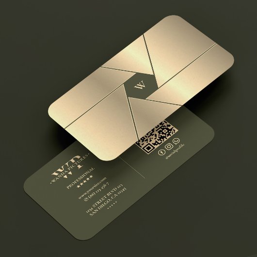 Drone Pilot Elegant Leger Groene Camera Shutter Le Visitekaartje