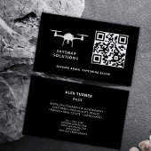 Drone Pilot Fotografie Aangepaste QR Code Logo Zwa Visitekaartje