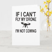 Drone Pilot geeft Drone Lover Quadcopter FPV Race Kaart (Gele Bloem)