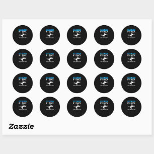 Drone Pilot If I Duck You Should Too Ronde Sticker