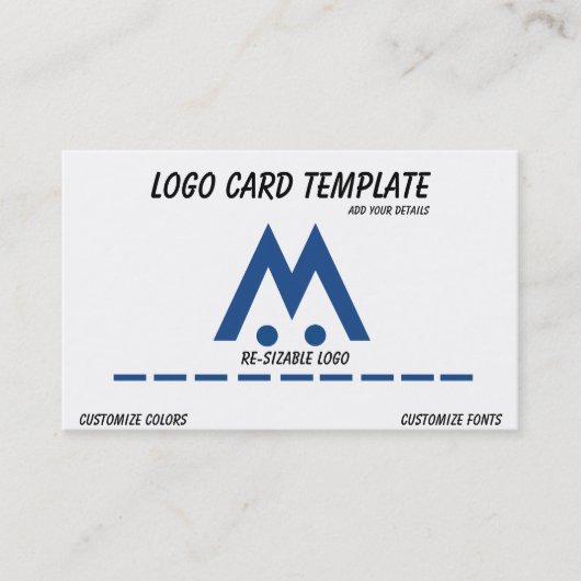 Drone Pilot Logo Chart Symbols Visitekaartje (Voorkant)