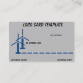 Drone Pilot Luchtturbines Grafiek Visitekaartje (Voorkant)