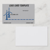 Drone Pilot Luchtturbines Grafiek Visitekaartje (Voorkant / Achterkant)