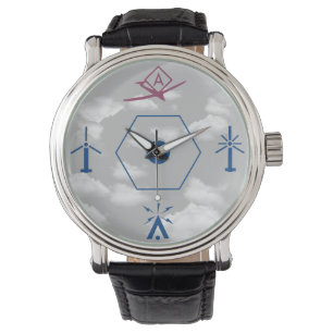 Drone Pilot luchtvaartsymbolen Horloge