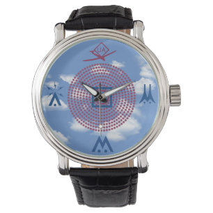 Drone Pilot luchtvaartsymbolen Horloge