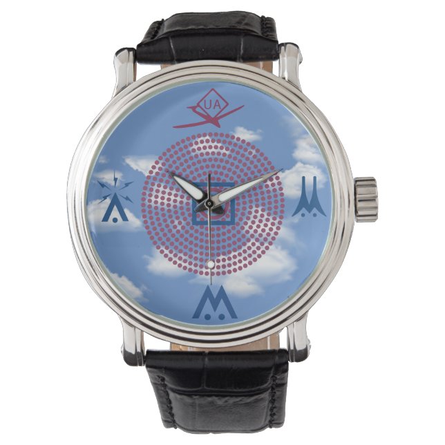 Drone Pilot luchtvaartsymbolen Horloge (Voorkant)