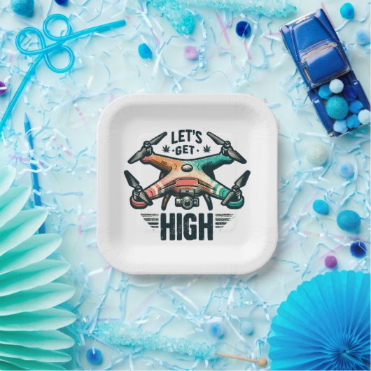 Drone Pilot Papieren Bordje (Feest)