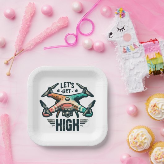 Drone Pilot Papieren Bordje (Feest)