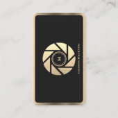 Drone Pilot Professionele Elegante Zwart Gouden Le Visitekaartje (Voorkant)