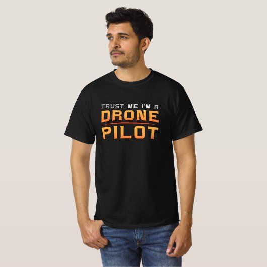 Drone Pilot Quadcopter Camera FPV Drones Gift T-shirt (Voorkant volledig)