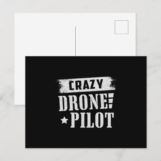 Drone Pilot Quadcopter Drones FPV Camera Gift Briefkaart (Voorkant / Achterkant)
