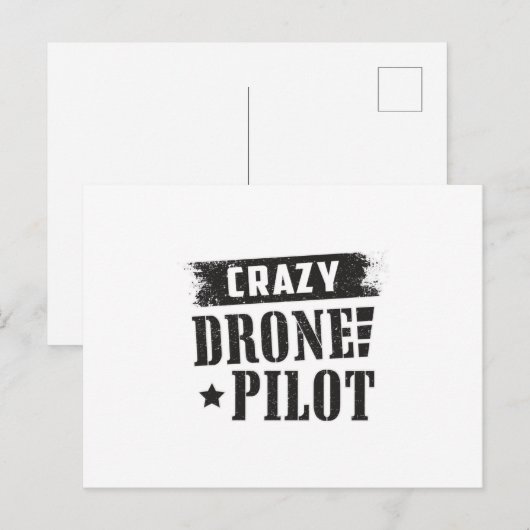 Drone Pilot Quadcopter Drones FPV Grappig cadeau Briefkaart (Voorkant / Achterkant)