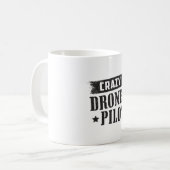 Drone Pilot Quadcopter Drones FPV Grappig cadeau Koffiemok (Voorkant links)