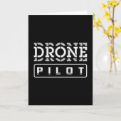 Drone Pilot Quadcopter FPV Drones Camera Gift Idee Kaart (Gele Bloem)