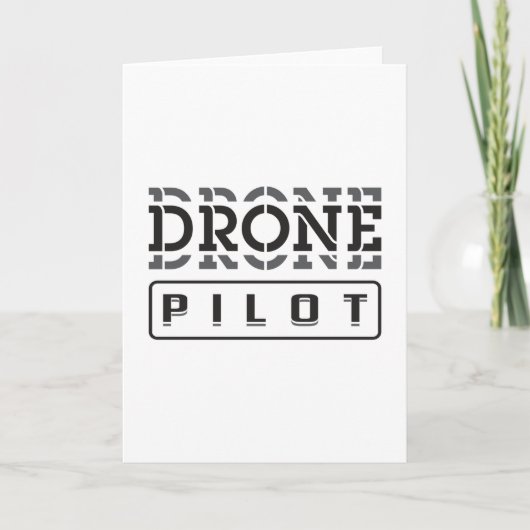 Drone Pilot Quadcopter FPV Drones Grappig cadeau i Kaart (Voorkant)