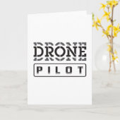 Drone Pilot Quadcopter FPV Drones Grappig cadeau i Kaart (Gele Bloem)