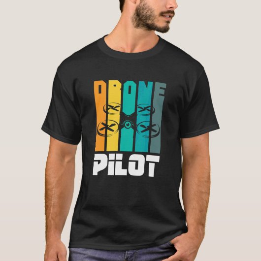 Drone Pilot Quadcopter Fvp Vlieger Operator 1 T-shirt (Voorkant)