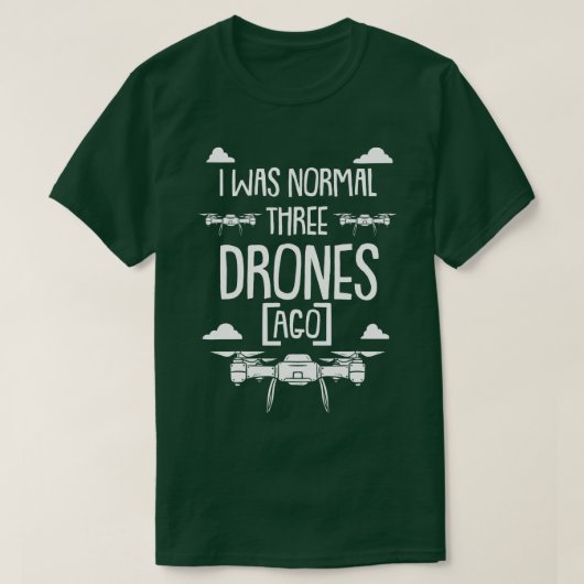 Drone Pilot Quadcopter Multicopter Operator T-shirt (Design voorkant)