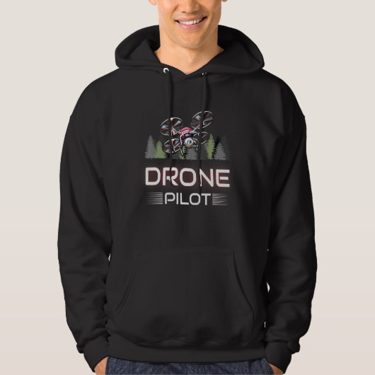 Drone Pilot Quadcopter-racecamera-drone Hoodie (Voorkant)