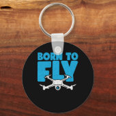 Drone Pilot Quadcopter Sleutelhanger (Voorkant)