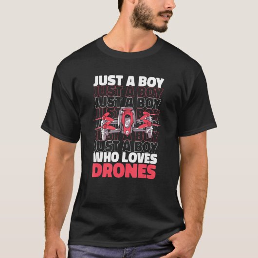 Drone Pilot Quadcopter UAV T-shirt (Voorkant)