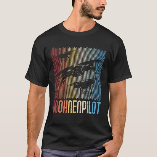 Drone Pilot  Quadrocopter Fpv Rc Drone Dron T-shirt (Voorkant)