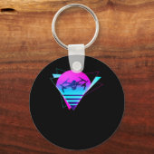 Drone Pilot Retro 80S 90S Sleutelhanger (Voorkant)