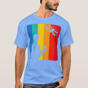 Drone Pilot Retro Drone Gifts T-shirt